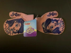 New With Tags NWT Sofia the First Child Knit Mittens - Picture 1 of 1