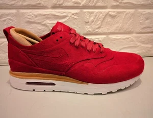 Scarpe da ginnastica Nike Air Max 1 Royal 2016 da uomo taglia 9 UK 847671-661 Gym Red Summit nuove con etichette - Foto 1 di 19