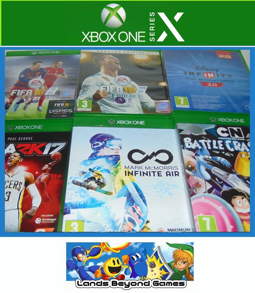 Microsoft Xbox One Series X Games (Sports Arcade Racing Battle Fighter Kids) - Image 1 of 1