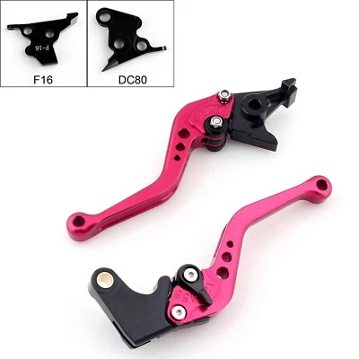 Short Brake Clutch Levers For Moto Guzzi Breva Griso Norge 1200 Sport Red H0 Foto 1 de 3