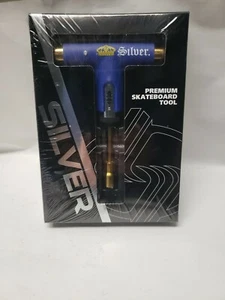 Silver Truck Company Skateboard Tool Lager, Blue/Yellow - Picture 1 of 3