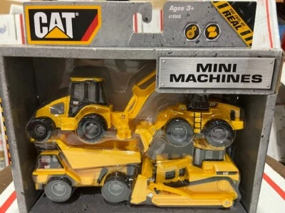 Toy State Cat Caterpillar Lot of 4 Mini Machines Construction Truck Set. - Image 1 of 2