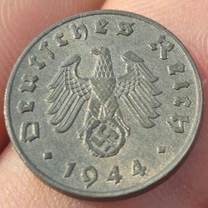 ALLEMAGNE 1 PFENNIG 1944 E Muldenhütten Germany Deutchland NAZI - Picture 1 of 2