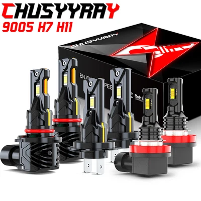 Combo de 6 faros antiniebla LED para Suzuki Grand Vitara 06-13 BRILLANTES Foto 1 de 4