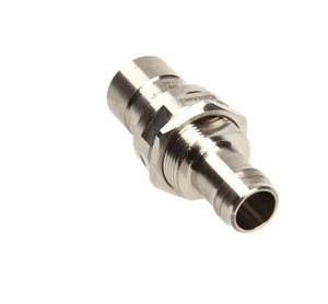 Koolance QD3 Quick Connector 10mm Hose Barb QD3-MS10-P Panel Mount Bulkhead Male - Afbeelding 1 van 5