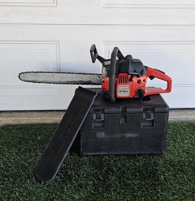🔥Craftsman Chainsaw 18" 42cc & Case Serviced New Parts Added, 2004 Red Edition  - Image 1 of 4