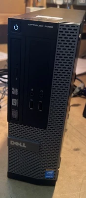 Dell Optiplex 3020 PC SFF Computer Intel i5-4590, 8GB Ram 250 GB SSD Windows 10 - Image 1 of 4