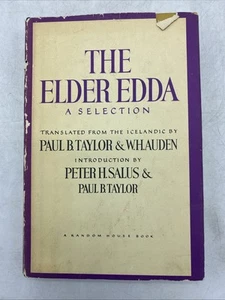 The Elder Edda: A Selection 1st U.S. Edition 1969 First Print HCDJ - Picture 1 of 20