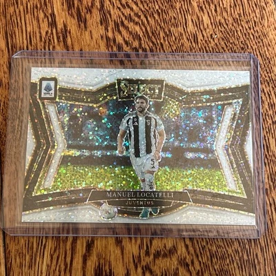 2024-25 Panini Select Serie A Manuel Locatelli WHITE SPARKLE PRIZM SSP Juventus! - Image 1 of 2