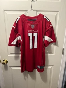 Nike Dri-Fit Jersey Men's Large Red Arizona Cardinals Larry Fitzgerald #11 NFL - Picture 1 of 4