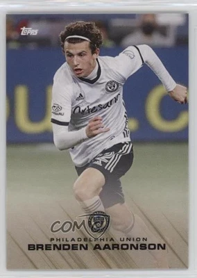 2020 Topps MLS Playoffs Brenden Aaronson #18 Rookie RC - Image 1 of 2