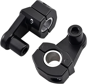 2 Inch Pivot Handlebar Risers Universal Motorcycle For 7/8" 22mm bar clamps 2... - Foto 1 di 2