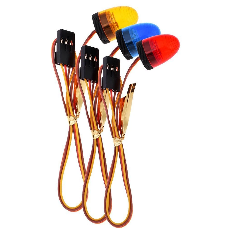 3Ch Police LED lighting Light bar Night light Flashlight accessory set for 1/14 - Image 1 of 1