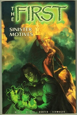 First Vol 3 Sinister Motives TP TPB precio de venta sugerido por el fabricante 15,95 USD Crossgen Bart Sears Kesel NUEVO CASI NUEVO Foto 1 de 2