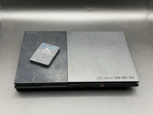 Sony PlayStation 2 PS2 Slim Console SCPH-90001  Console Only Black + 8MB Memory - Picture 1 of 4