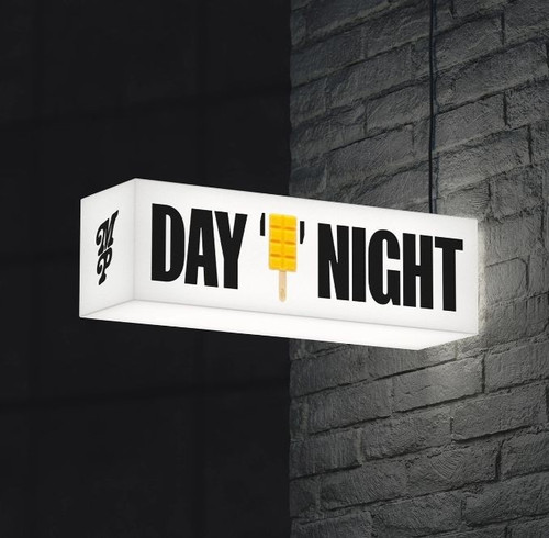 LED Blade Sign – Custom Business Logo 3D Light Box Wall Mounted Outdoor ...