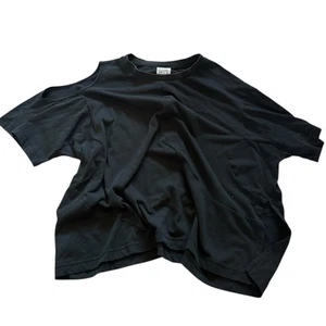 Adidas X Parley For The Oceans T-Shirt Size L Women’s Cut Out Gorpcore Black - Picture 1 of 7