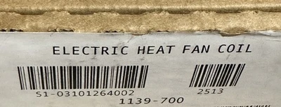 York Source One Electric Heat Fan Coil S1-03101264002 Free Shipping - Image 1 of 2
