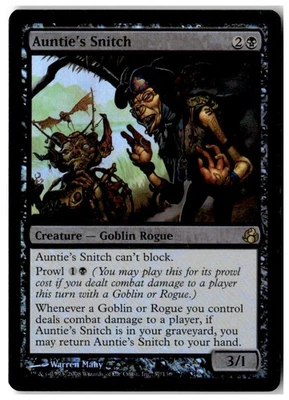 MTG Foil Auntie's Snitch - Morningtide Moderately Played English - Image 1 of 2