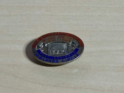 Hallmarked Silver Gas Salesman's Circle Midland Past President Badge 1941- 1942 - Image 1 of 4