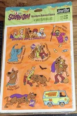 Pegatinas vintage, hojas naranja Scooby Doo paquete de 1, (chip1-3) Foto 1 de 4