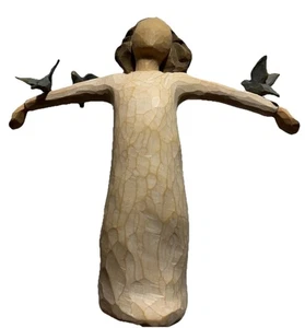 Statuina Albero Salice Donna Uccellini Demdaco 2004 Susan Lordi Serena senza scatola classica - Foto 1 di 5