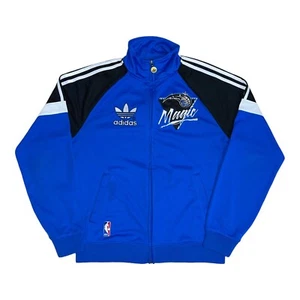 Y2K De Colección Adidas Trifolio NBA Orlando Magic Chaqueta de Pista Logotipos Cosidos Para Hombres Pequeña - Imagen 1 de 19