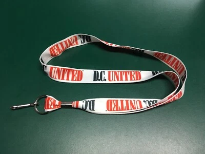 D.C. United MLS Major League Soccer Lanyard Key Chain Ring Keychain FREE SHIP - Image 1 of 2