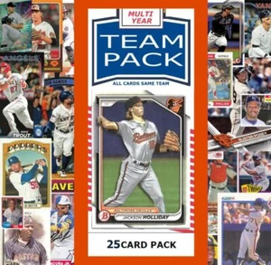25 Karten Mehrjahres Team Pack Orioles Jackson Holliday Cal Ripken 2024 2023 2025 T - Bild 1 von 1