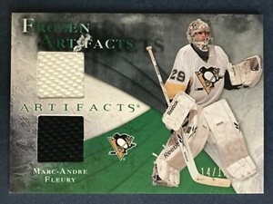 MARC-ANDRE FLEURY 2010-11 ARTIFACTS FROZEN ARTIFACTS EMERALD 10-11 #14/15  47489