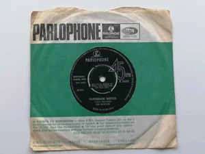 THE BEATLES ORIG 1966 U.K . 45 PAPERBACK WRITER EX ORIG SLEEVE - Imagen 1 de 6