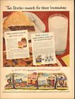 1952 Vintage ad for Borden's Starlac Dry Milk Mince pie Ice cream    03/23/22