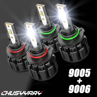 Kit de faros antiniebla 4X 6000K para Toyota Matrix 2003 2004 2005-2008 Foto 1 de 4