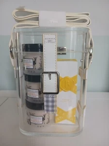 Set Beekman 1802 gift with plastic wallet 3 body cream Orange 2.0 oz 1 body oil - Picture 1 of 6