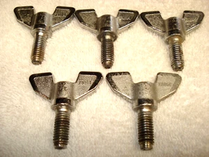 (ONE) '80s/Japan TAMA 8mm 'textured' WING BOLT. "Longer" stand mount M8 - Picture 1 of 3