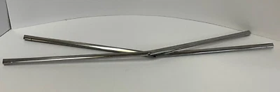 Par de molduras de barra de rejilla cromadas Hudson años 45-47? "Pieza vintage de 22 1/4"" de largo" Foto 1 de 4