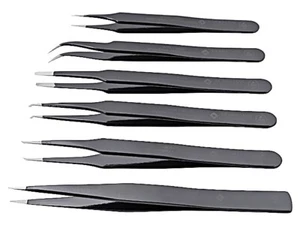 5-060-ES Set: Pinzetten Anz.Stk: 6 für Präzisionsarbeiten ESD BERNSTEIN - Picture 1 of 1