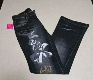 NWT! LOT 29 Looney Tunes Size 3 Black Jeans ~ Roadrunner & Sylvester Cat - Picture 1 of 8