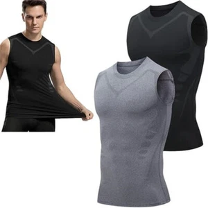 Shaperluv - Shaperluv Male Shaper Tank, Chest Gynecomastia Compression Tank Top - Picture 1 of 20