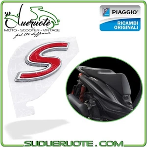 TARGHETTA LATERALE CARENA SCRITTA STEMMA MEDLEY S 125 150 HPE 2016-2023 PIAGGIO - Foto 1 di 1