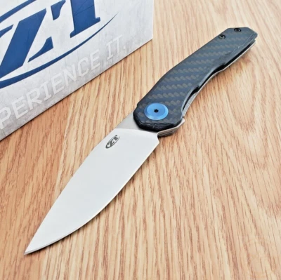 Zero Tolerance Folding Knife 3.25" MagnaCut Steel Blade Carbon F/Titanium Handle - Image 1 of 4