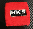 1 Car Reservoir Brake Clutch Oil Tank Cap Socks Fireproof HKS Red For Nissan