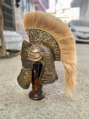 Auténtico casco romano caballería caballero vikingo acero calibre 18 Foto 1 de 4
