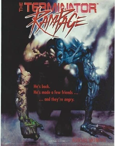 The Terminator: Rampage Print Ad/Poster Art PC Big Box - Picture 1 of 2
