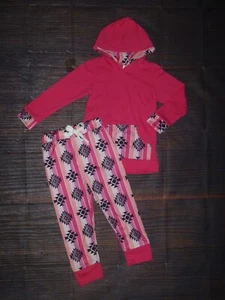 Boutique Pink Hooded Sweatshirt Girls Outfit Size 4T - Picture 1 of 3