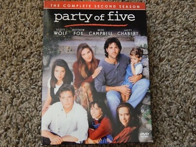 Party of Five - The Complete Second Season (DVD, 2005, 5-Disc Set) FREE SHIPPING - Image 1 of 4