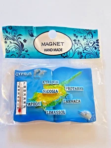 Cyprus Island hand made Refrigerator Magnet Souvenir of Cyprus - Picture 1 of 3