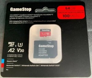 Gamestop microSDXC 64GB Speicherkarte - Bild 1 von 2