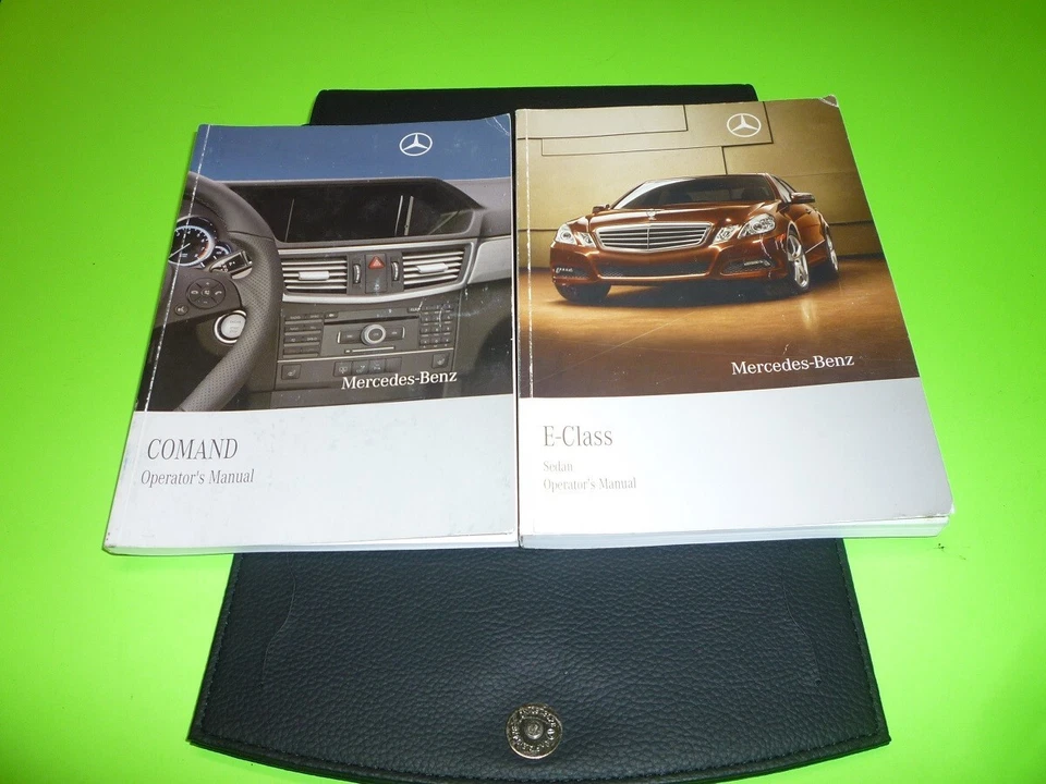 Mercedes E350 E550 E63 2010 sedán manual del propietario conjunto 10 + estuche + guía de navegación Foto 1 de 1