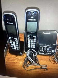 Panasonic KX-TG7621 Cordless Telephone System 6.0 Bluetooth Link w/ 2 Handsets - Picture 1 of 4